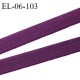 Elastique 6 mm fin spécial lingerie polyamide élasthanne couleur bordeaux grande marque fabriqué en France prix au mètre