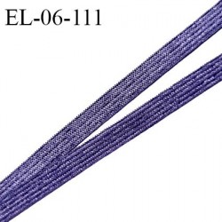 Elastique 6 mm fin spécial lingerie et couture couleur bleuet brillant grande marque fabriqué en France prix au mètre