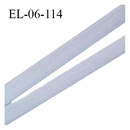 Elastique 6 mm fin spécial lingerie polyamide élasthanne couleur gris grande marque fabriqué en France prix au mètre