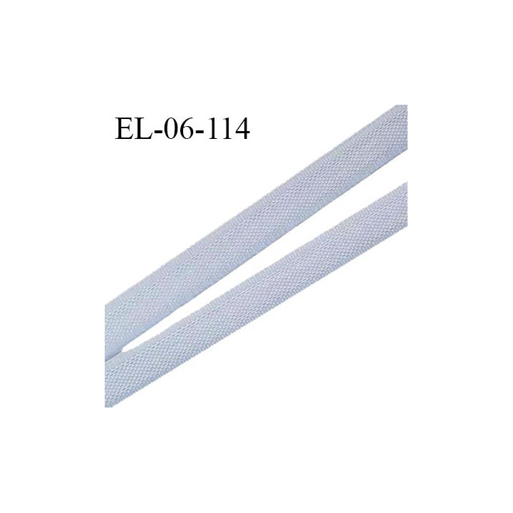 Elastique 6 mm fin spécial lingerie polyamide élasthanne couleur gris grande marque fabriqué en France prix au mètre
