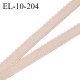 Elastique picot 10 mm lingerie très haut de gamme élastique souple couleur praline largeur 10 mm prix au mètre