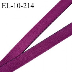 Elastique 10 mm lingerie haut de gamme fabriqué en France couleur grenat élastique souple doux au toucher prix au mètre