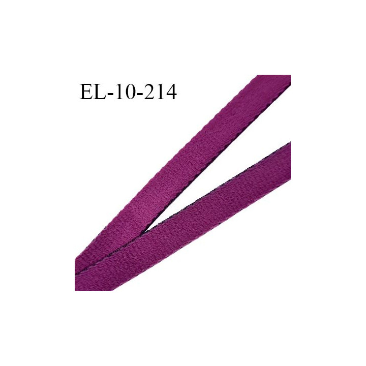 Elastique 10 mm lingerie haut de gamme fabriqué en France couleur grenat élastique souple doux au toucher prix au mètre