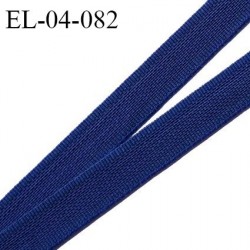 Elastique 4 mm fin spécial lingerie polyamide élasthanne couleur bleu grande marque fabriqué en France prix au mètre