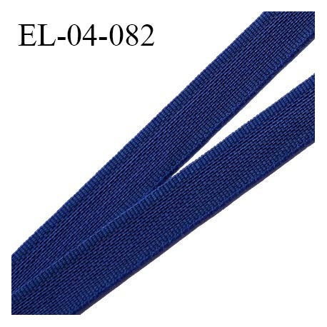 Elastique 4 mm fin spécial lingerie polyamide élasthanne couleur bleu grande marque fabriqué en France prix au mètre