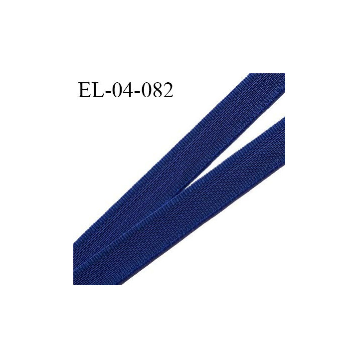 Elastique 4 mm fin spécial lingerie polyamide élasthanne couleur bleu grande marque fabriqué en France prix au mètre