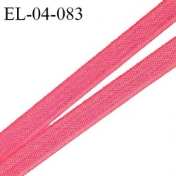 Elastique 4 mm fin spécial lingerie polyamide élasthanne couleur rose corail grande marque fabriqué en France prix au mètre