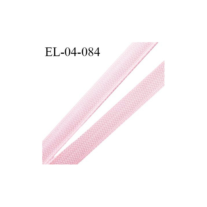 Elastique 4 mm fin spécial lingerie polyamide élasthanne couleur rose pastel grande marque fabriqué en France prix au mètre