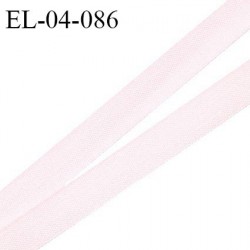 Elastique 4 mm fin spécial lingerie polyamide élasthanne couleur rose très pâle grande marque fabriqué en France prix au mètre