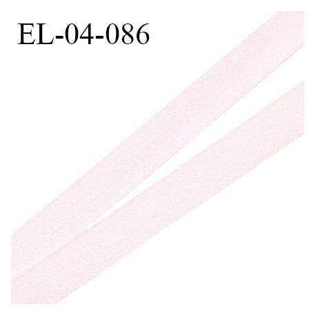 Elastique 4 mm fin spécial lingerie polyamide élasthanne couleur rose pâle grande marque fabriqué en France prix au mètre