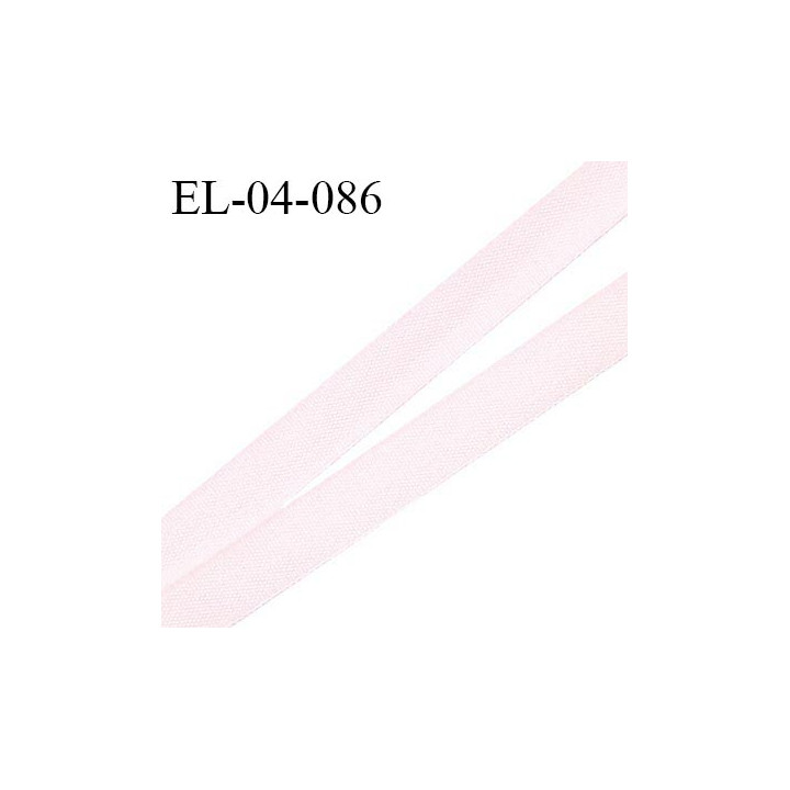 Elastique 4 mm fin spécial lingerie polyamide élasthanne couleur rose pâle grande marque fabriqué en France prix au mètre