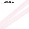 Elastique 4 mm fin spécial lingerie polyamide élasthanne couleur rose pâle grande marque fabriqué en France prix au mètre