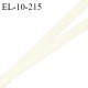 Elastique lingerie 10 mm très haut de gamme élastique souple couleur écru inscription La Perla largeur 10 mm prix au mètre