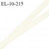 Elastique lingerie 10 mm très haut de gamme élastique souple couleur écru inscription La Perla largeur 10 mm prix au mètre