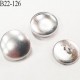 bouton 22 mm à recouvrir en métal accroche au dos avec un anneau diamètre 22 millimètres