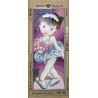 Canevas à broder 25 x 60 cm marque ROYAL PARIS thème la petite danseuse fabrication française