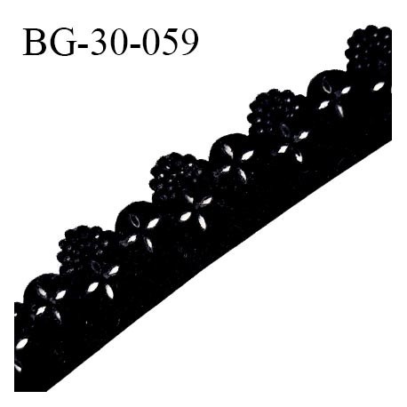 Galon ruban 30 mm couleur noir style daim ou velours doux au toucher prix au mètre
