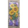 Canevas à broder 25 x 60 cm marque ROYAL PARIS thème les tournesols fabrication française