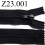 fermeture éclair longueur 23 cm couleur noir non séparable zip nylon largeur 3,2 cm largeur du zip 6 mm