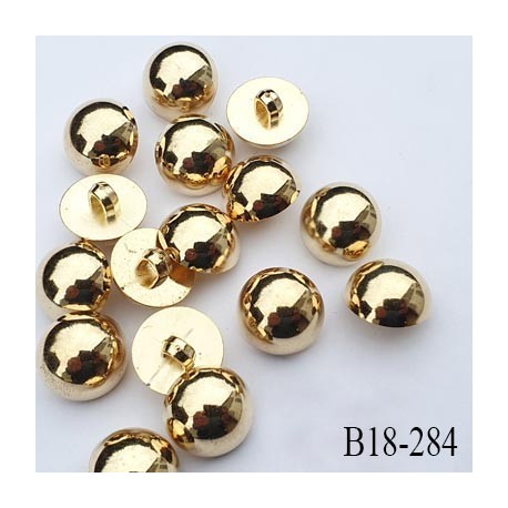 Bouton 18 mm couleur doré or diamètre 18 mm accroche avec un anneau prix à la pièce