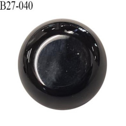 Bouton 27 mm en pvc couleur noir accroche avec un anneau diamètre 27 mm épaisseur 11 mm prix à la pièce