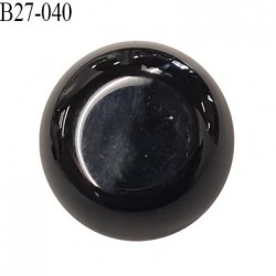 Bouton 27 mm en pvc couleur noir accroche avec un anneau diamètre 27 mm épaisseur 11 mm prix à la pièce