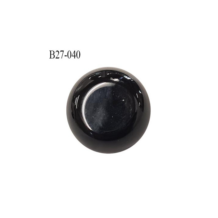 Bouton 27 mm en pvc couleur noir accroche avec un anneau diamètre 27 mm épaisseur 11 mm prix à la pièce