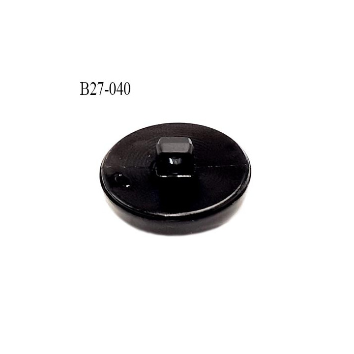 Bouton 27 mm en pvc couleur noir accroche avec un anneau diamètre 27 mm épaisseur 11 mm prix à la pièce