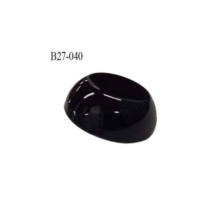 Bouton 27 mm en pvc couleur noir accroche avec un anneau diamètre 27 mm épaisseur 11 mm prix à la pièce