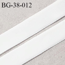 Galon ruban en velours couleur blanc et souple et doux largeur 38 mm prix au mètre