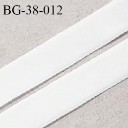 Galon ruban en velours couleur blanc et souple et doux largeur 38 mm prix au mètre