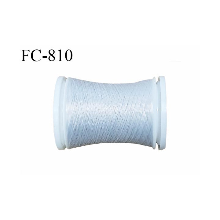 Bobine de 500 m fil mousse polyamide n° 120 couleur gris lumineux longueur de 500 mètres bobiné en France