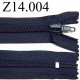 fermeture éclair longueur 14 cm couleur bleu non séparable zip nylon largeur 3,2 cm largeur du zip 6 mm