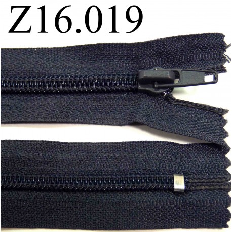 fermeture éclair longueur 16 cm couleur gris non séparable zip nylon largeur 3,2 cm largeur du zip 6 mm