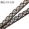 Galon ruban 15 mm style lurex couleur noir et doré largeur 15 mm prix au mètre