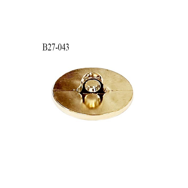 Bouton 27 mm pvc couleur doré et naturel motif style blason accroche avec un anneau diamètre 27 mm prix à la pièce