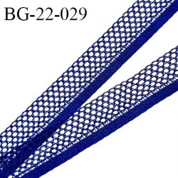 Galon ruban 22 mm synthétique style dentelle couleur bleu largeur 22 mm largeur de la bande 6 mm prix au mètre
