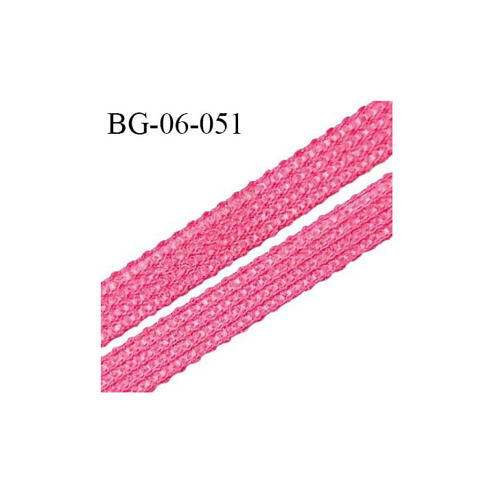 Droit fil à plat 6 mm spécial lingerie et couture couleur rose ballerine grande marque fabriqué en France prix au mètre