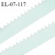 Elastique picot 7 mm lingerie couleur menthe douce largeur 7 mm haut de gamme Fabriqué en France prix au mètre