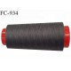 Cone 5000 m de fil mousse polyamide fil n° 120 couleur gris tirant sur le taupe longueur du cone 5000 mètres bobiné en France