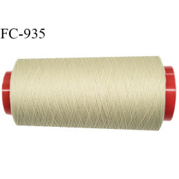 Cone 1000 m de fil mousse polyamide fil n° 120 couleur beige chair longueur du cone 1000 mètres bobiné en France