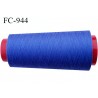 Cone 5000 m fil mousse polyester fil n° 110 couleur bleu roi longueur 5000 mètres bobiné en France