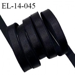 Elastique 14 mm bretelle lingerie haut de gamme fabriqué en France couleur noir élastique souple et brillant prix au mètre