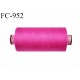 Bobine 1000 m fil Polyester n° 120 couleur fuchsia longueur 1000 mètres grande marque