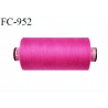 Bobine 1000 m fil Polyester n° 120 couleur fuchsia longueur 1000 mètres grande marque