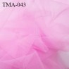 Marquisette tulle spécial lingerie haut gamme couleur rose malabar largeur 140 cm prix pour 10 cm 100 % polyamide