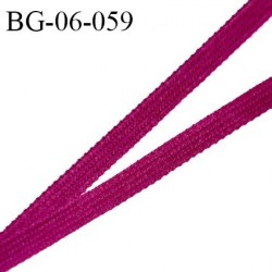 Droit fil à plat 6 mm spécial lingerie et couture du prêt-à-porter couleur violine pourpre fabriqué en France prix au mètre