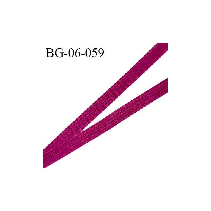 Droit fil à plat 6 mm spécial lingerie et couture du prêt-à-porter couleur violine pourpre fabriqué en France prix au mètre