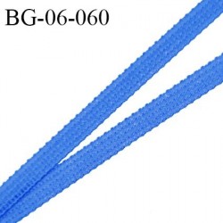 Droit fil à plat 6 mm spécial lingerie et couture du prêt-à-porter couleur bleu royal fabriqué en France prix au mètre