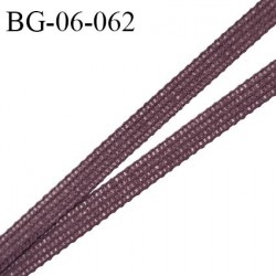 Droit fil à plat 6 mm spécial lingerie et couture du prêt-à-porter couleur macchiato fabriqué en France prix au mètre